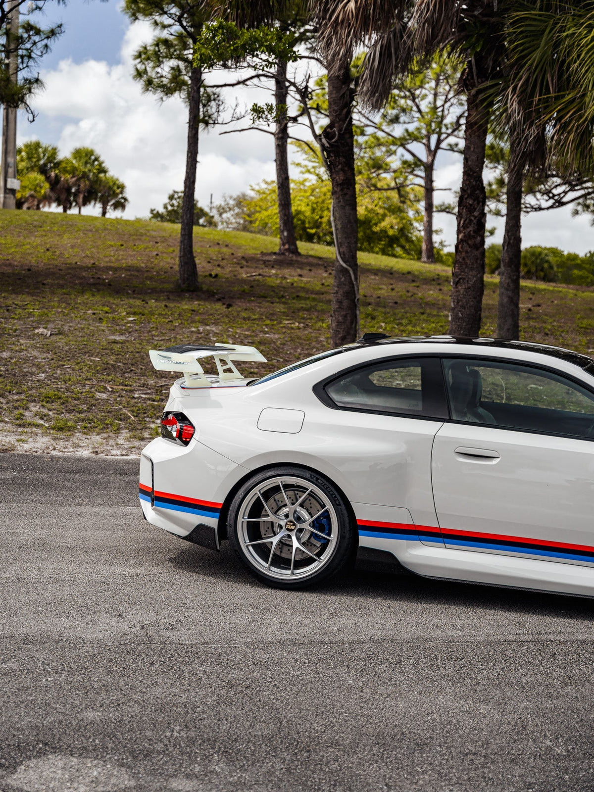 BMW G87 M2 TR87 Pre-preg Carbon Fibre Rear Bumper Winglets by TREVORA (2023+)