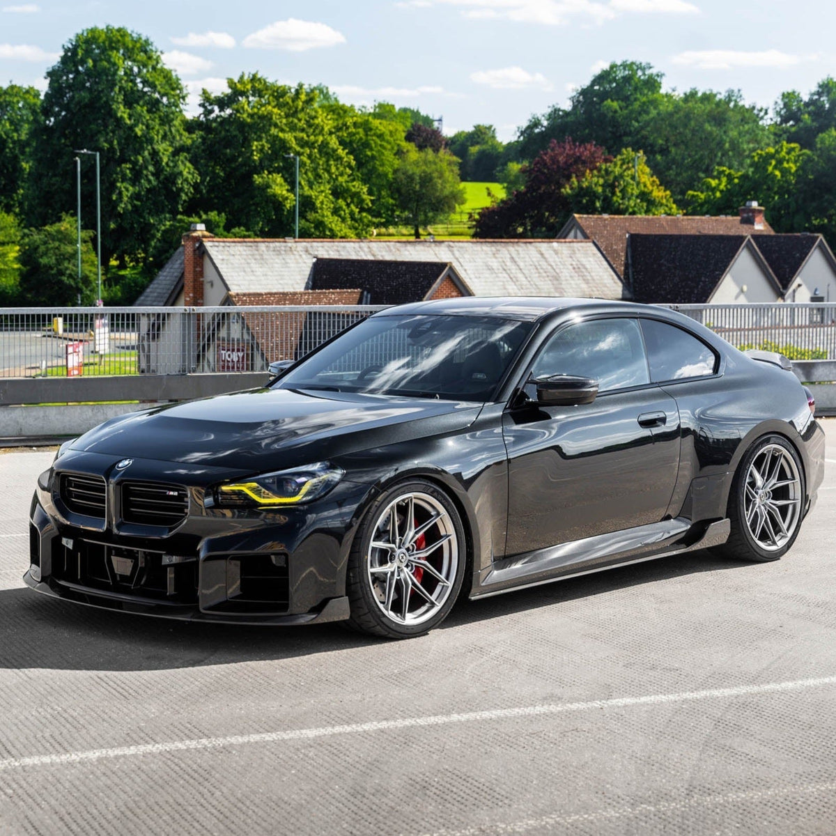 BMW G87 M2 TR87 Pre-preg Carbon Fibre Winged Side Skirts by TREVORA (2023+)
