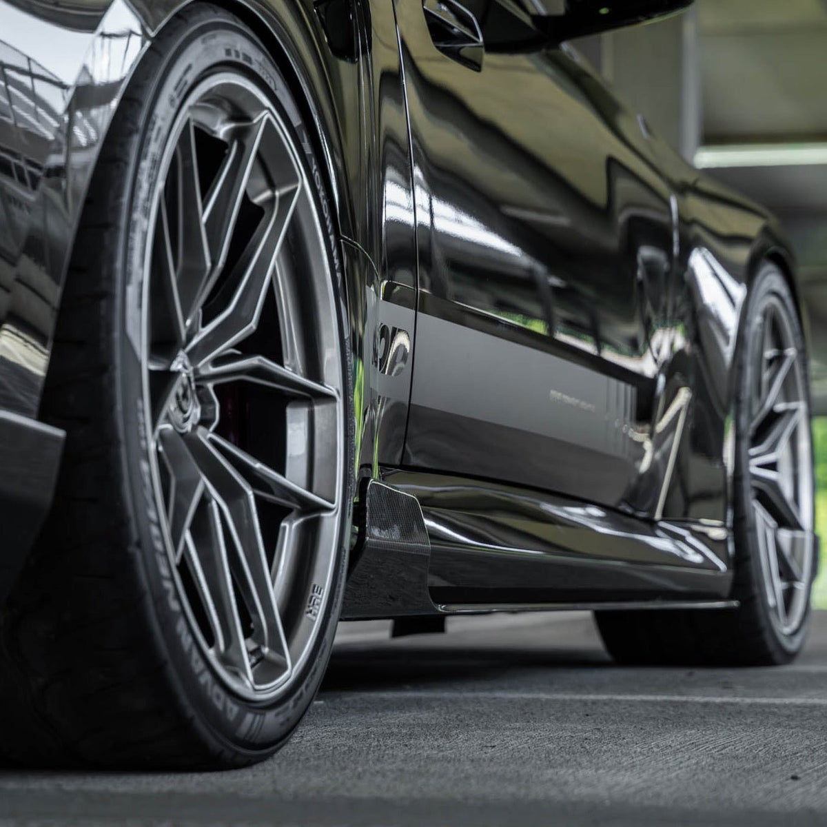 BMW G87 M2 TR87 Pre-preg Carbon Fibre Winged Side Skirts by TREVORA (2023+)