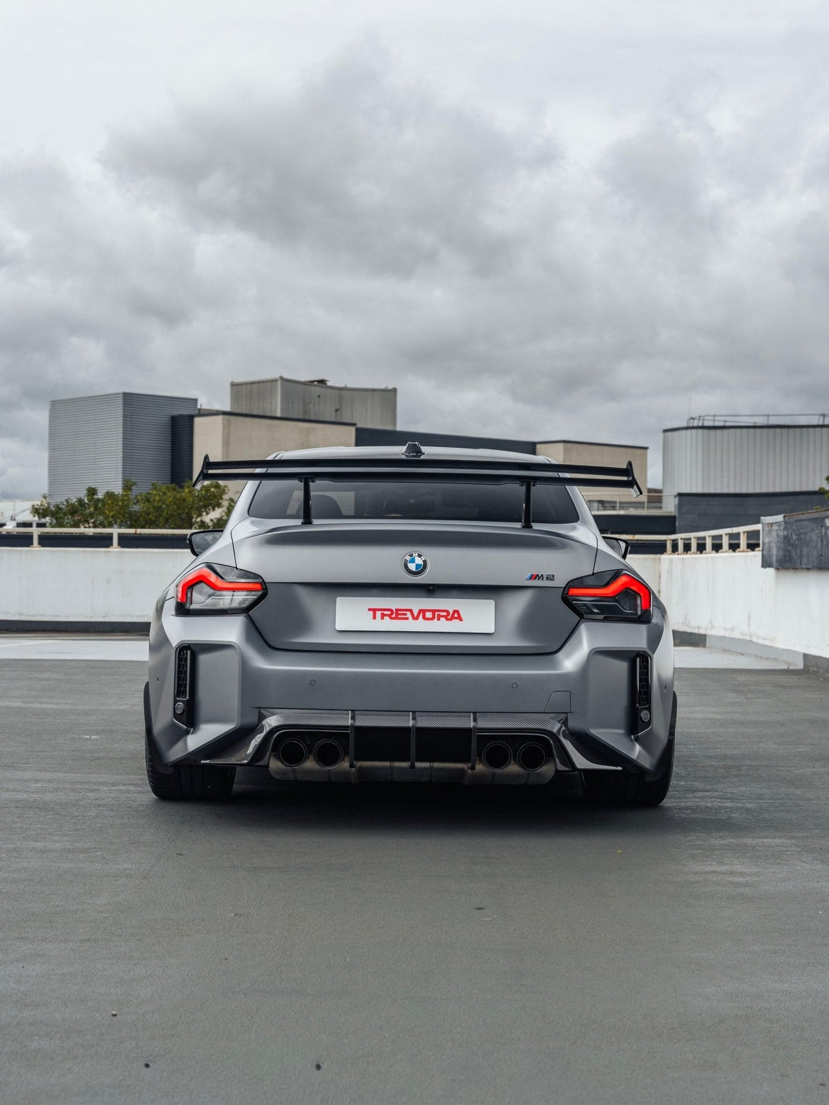 BMW G87 M2 TR87 Track Pre-Preg Carbon Fibre Rear Wing by TREVORA (2022+)