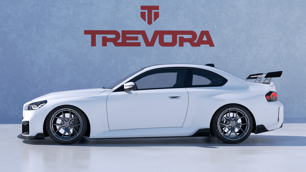 BMW G87 M2 TR87 Track Pack Front Splitter & Rear Wing by TREVORA (2023+)