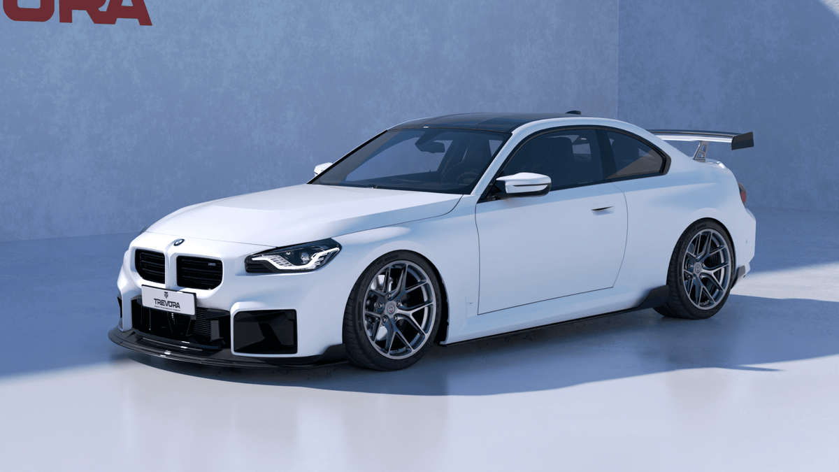 BMW G87 M2 TR87 Track Pre-Preg Carbon Fibre Front Splitter by TREVORA (2023+)