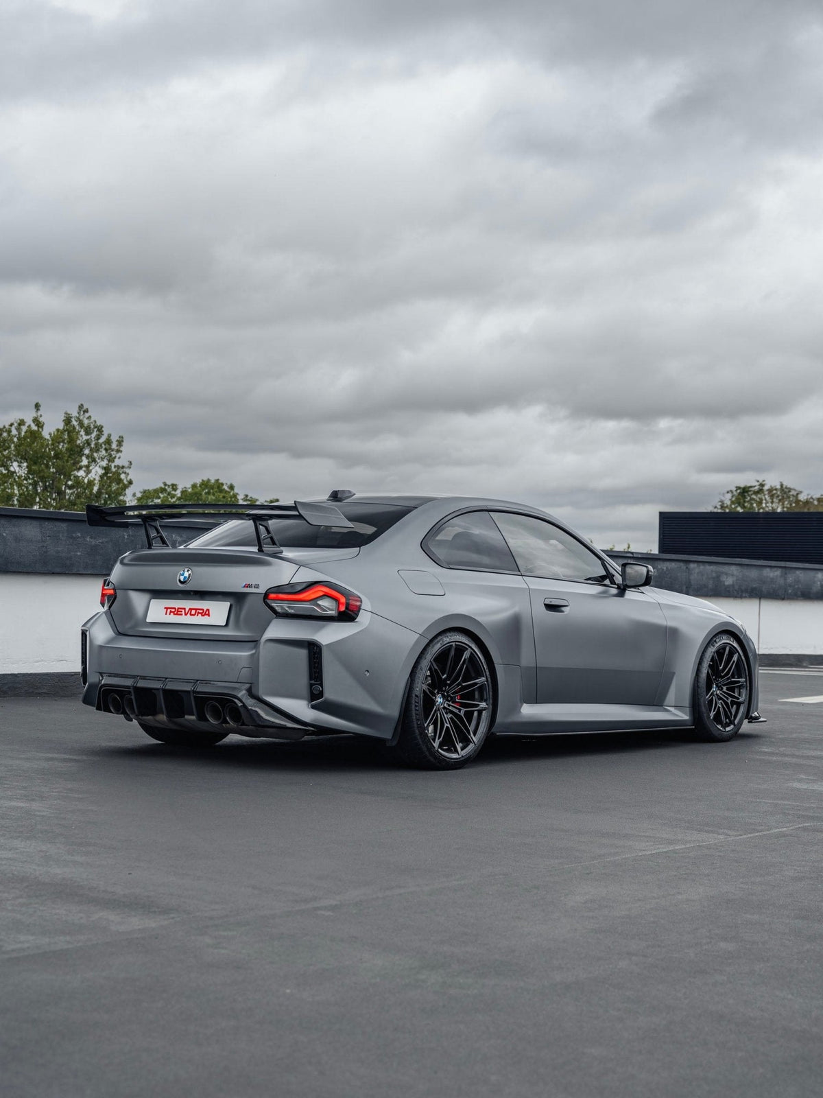 BMW G87 M2 TR87 Track Pre-Preg Carbon Fibre Rear Wing by TREVORA (2022+)