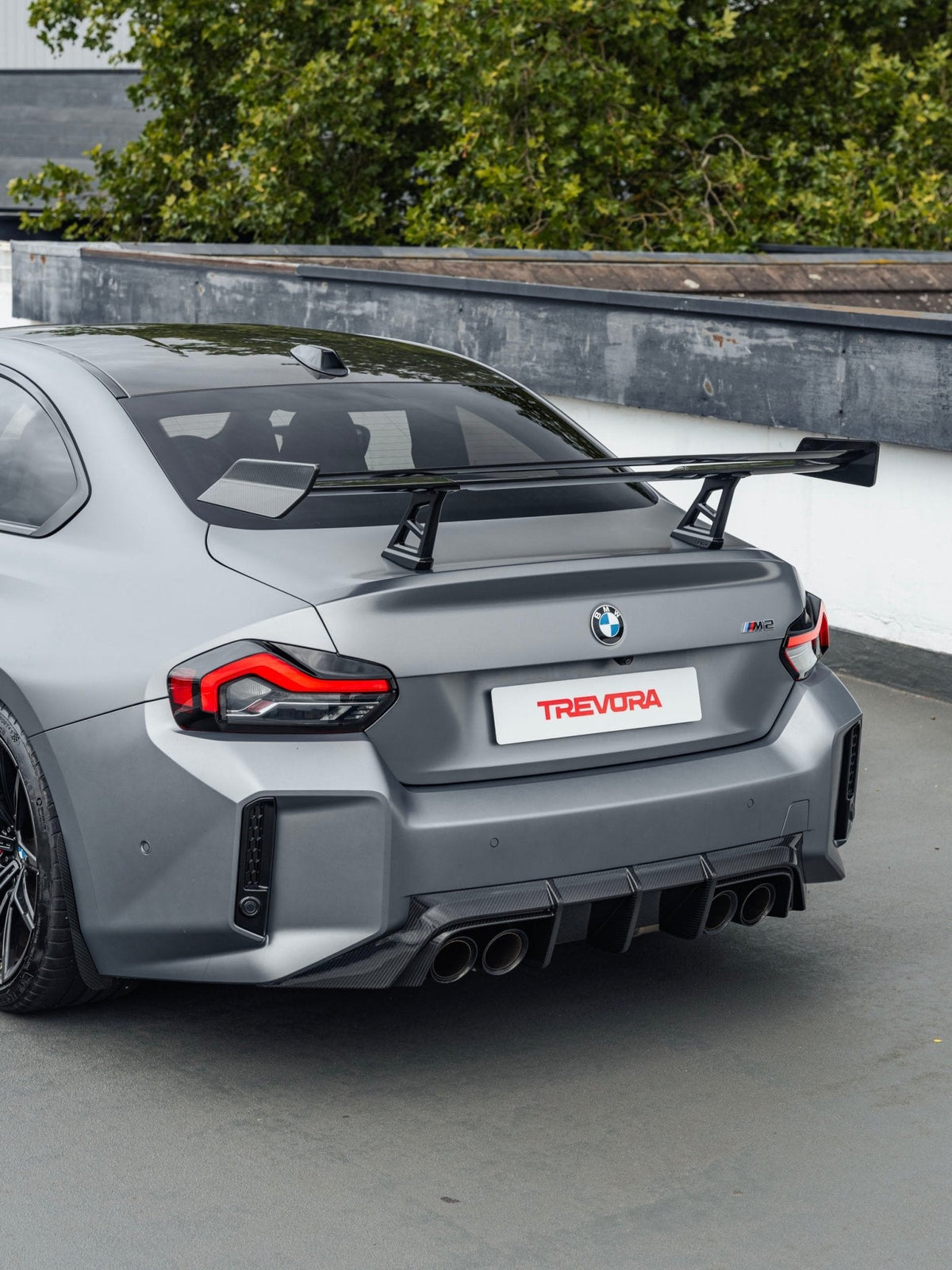 BMW G87 M2 TR87 Track Pre-Preg Carbon Fibre Rear Wing by TREVORA (2022+)
