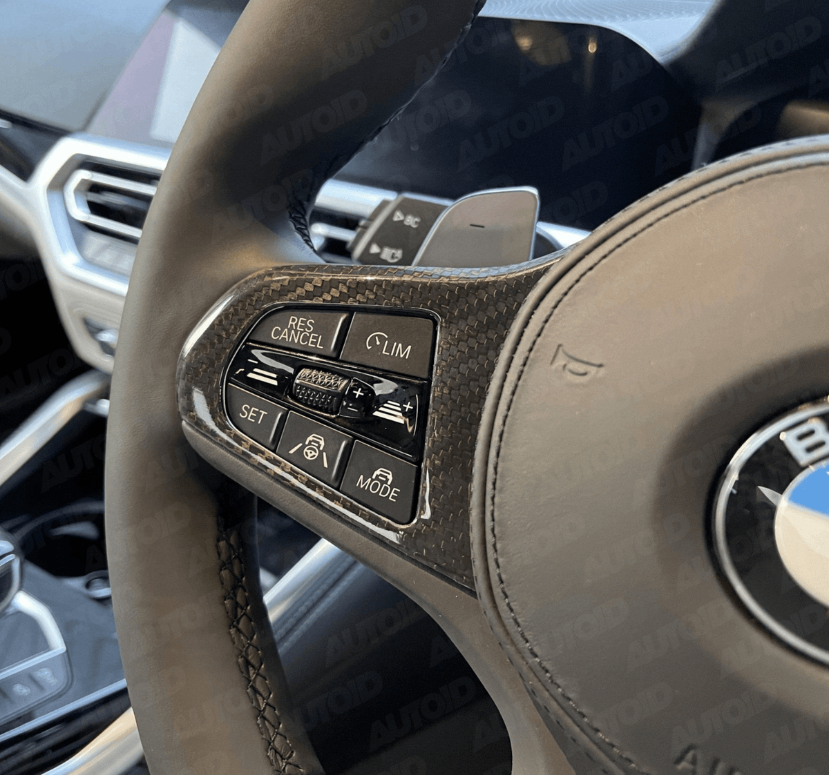 BMW M Sport Pre-Preg Carbon Fibre Steering Wheel Trim by FORM (2018-2024) | Forge Automotive