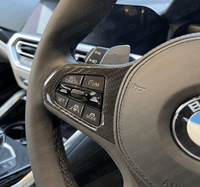 BMW M Sport Pre-Preg Carbon Fibre Steering Wheel Trim by FORM (2018-2024) | Forge Automotive