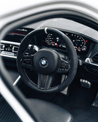 BMW M Sport Pre-Preg Carbon Fibre Steering Wheel Trim by FORM (2018-2024) | Forge Automotive