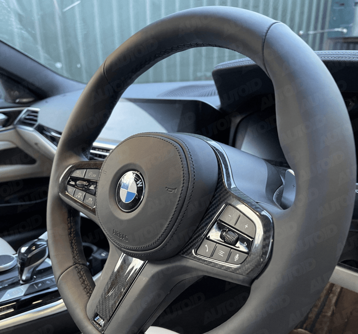 BMW M Sport Pre-Preg Carbon Fibre Steering Wheel Trim by FORM (2018-2024) | Forge Automotive