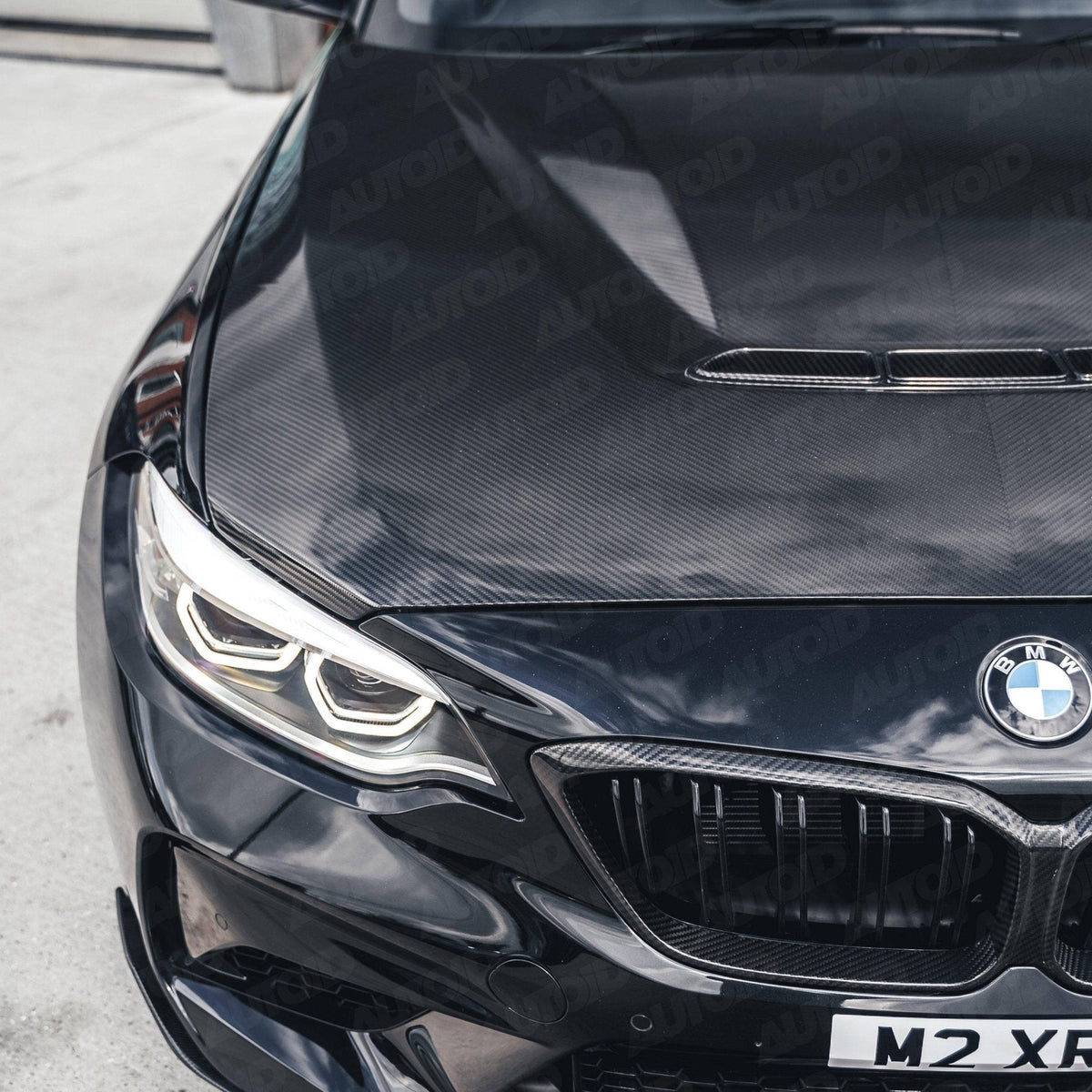 BMW M2 Competition F87 Pre-Preg Carbon Fibre Kidney Grille Surround by FORM (2018-2021) | Forge Automotive