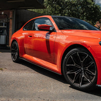 BMW M2 G87 Pre-preg Carbon Fibre TR87 Flat Side Skirts by TREVORA (2023+)