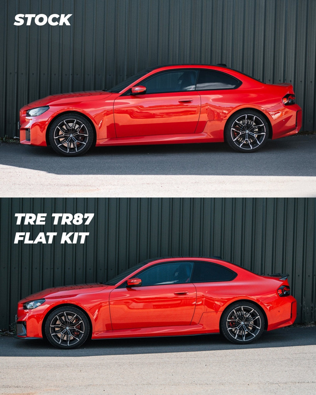 BMW M2 G87 Pre-preg Carbon Fibre TR87 Flat Side Skirts by TREVORA (2023+)