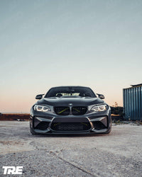 BMW M2 F87 Pre-Preg Carbon Fibre ID-01 Front Splitter by TREVORA (2015-2018) | Forge Automotive
