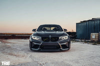 BMW M2 OG F87 Pre-Preg ID-01 Carbon Fibre Front Splitter by TREVORA (2015-2018)