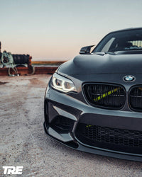 BMW M2 OG F87 Pre-Preg ID-01 Carbon Fibre Front Splitter by TREVORA (2015-2018)
