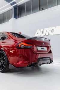 BMW M240i & 230i M Sport G42 Carbon Fibre Rear Diffuser Set by Adro (2021 on) | Forge Automotive