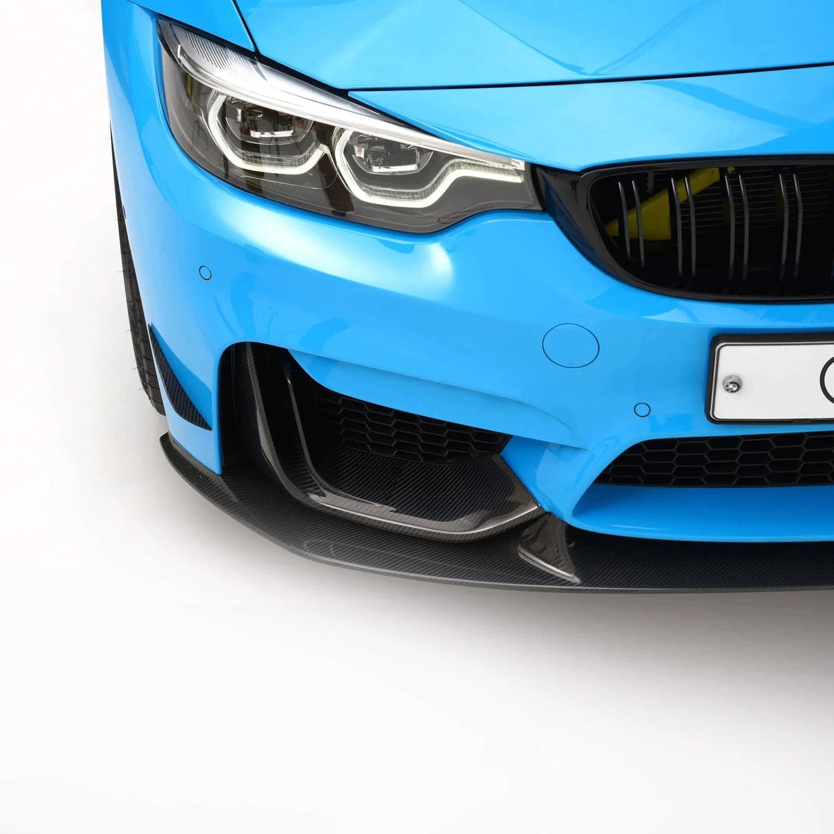 BMW M3 F80 & M4 F82 F83 Pre-Preg Carbon Fibre Front Bumper Canards by Adro (2014-2020) | Forge Automotive