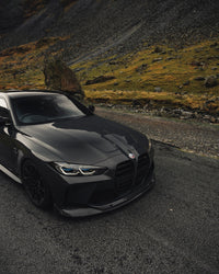 BMW M3 G80 G81 & M4 G82 G83 Pre-Preg Carbon Fibre ID-01 Front Splitter by TREVORA (2021 on) | Forge Automotive