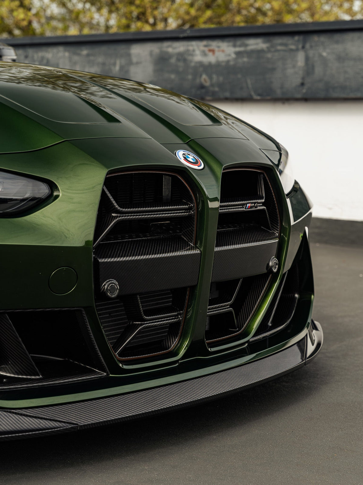 BMW M3 G80 G81 & BMW M4 G82 G83 Pre-Preg Carbon Fibre PR-1 Front Splitter by TREVORA (2021+)