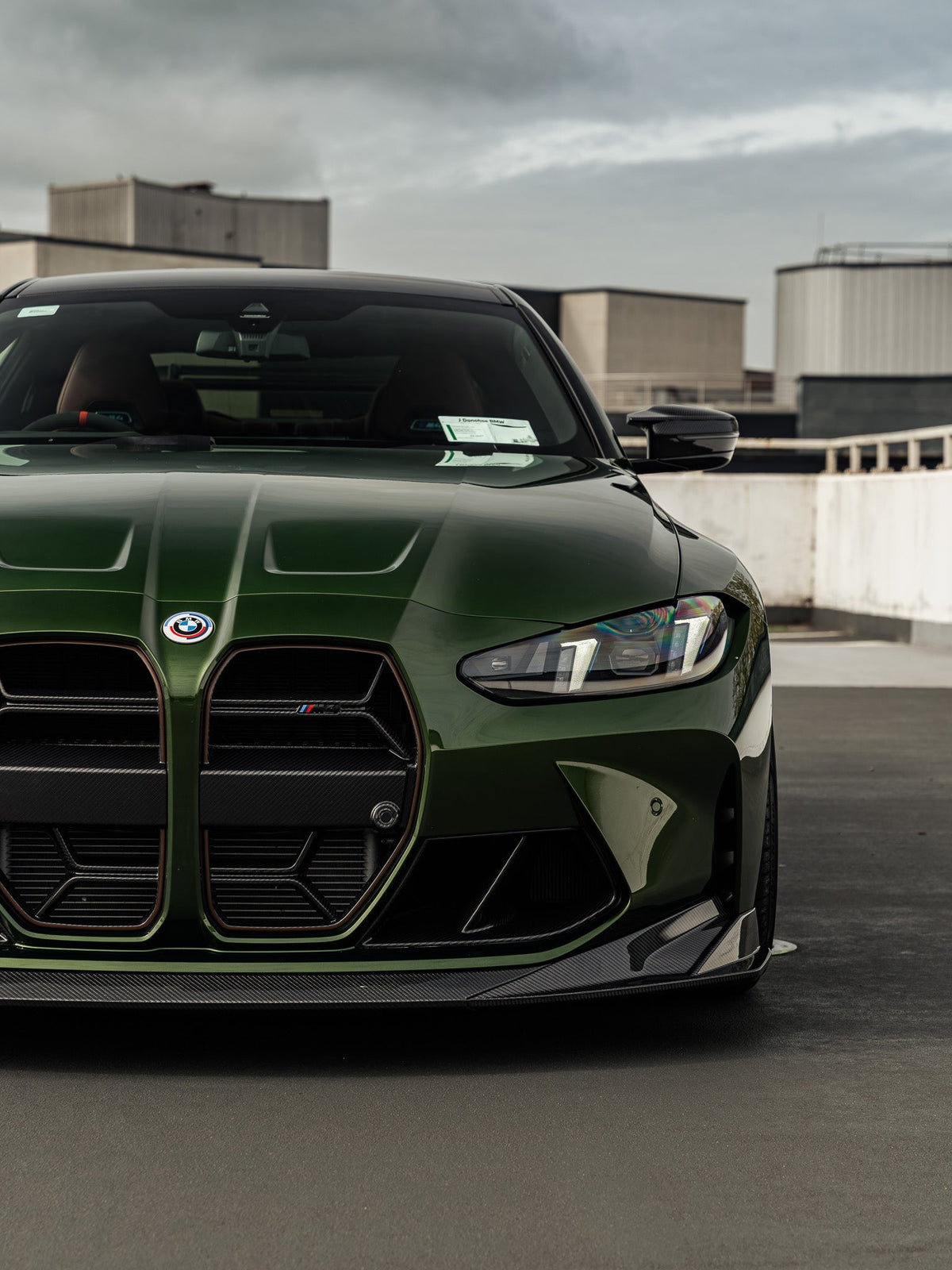 BMW M3 G80 G81 & BMW M4 G82 G83 Pre-Preg Carbon Fibre PR-1 Front Splitter by TREVORA (2021+)