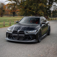 BMW M3 G80 G81 & BMW M4 G82 G83 Pre-Preg Carbon Fibre PR-1 Front Splitter by TREVORA (2021+)