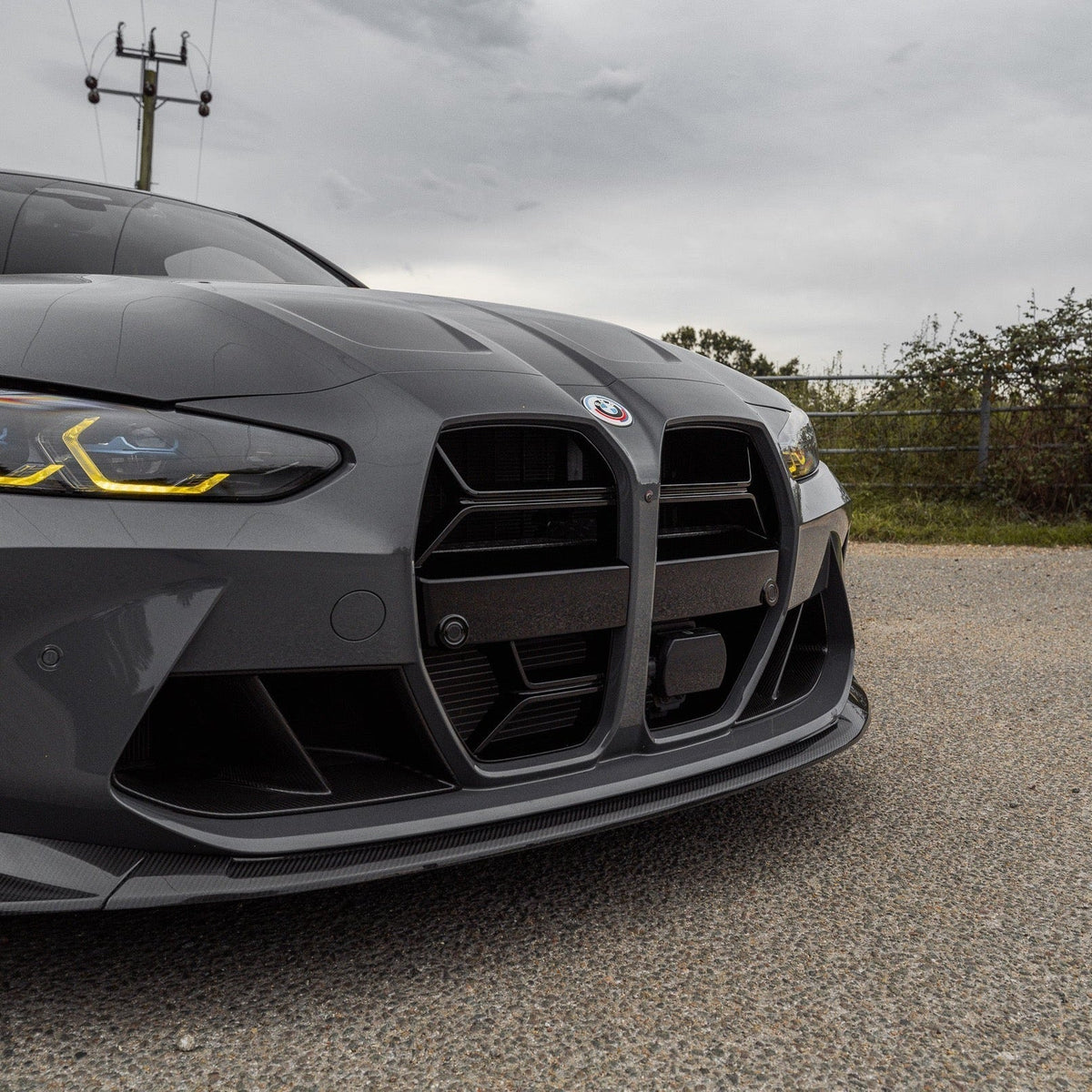 BMW M3 G80 G81 & M4 G82 G83 Pre-Preg Carbon Fibre T-CSL Front Splitter by FORM | Forge Automotive