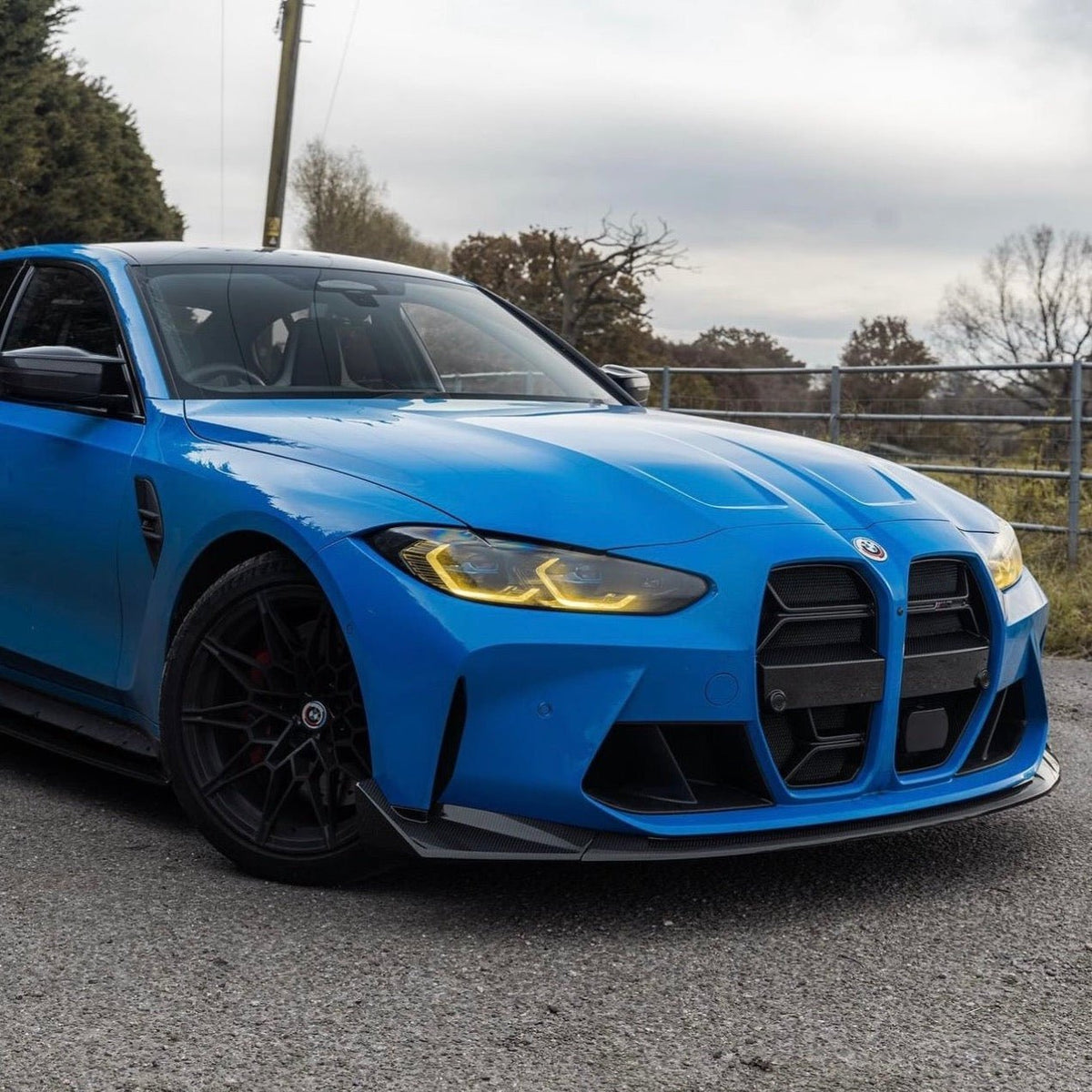 BMW M3 G80 G81 & M4 G82 G83 Pre-Preg Carbon Fibre T-CSL Front Splitter by FORM | Forge Automotive