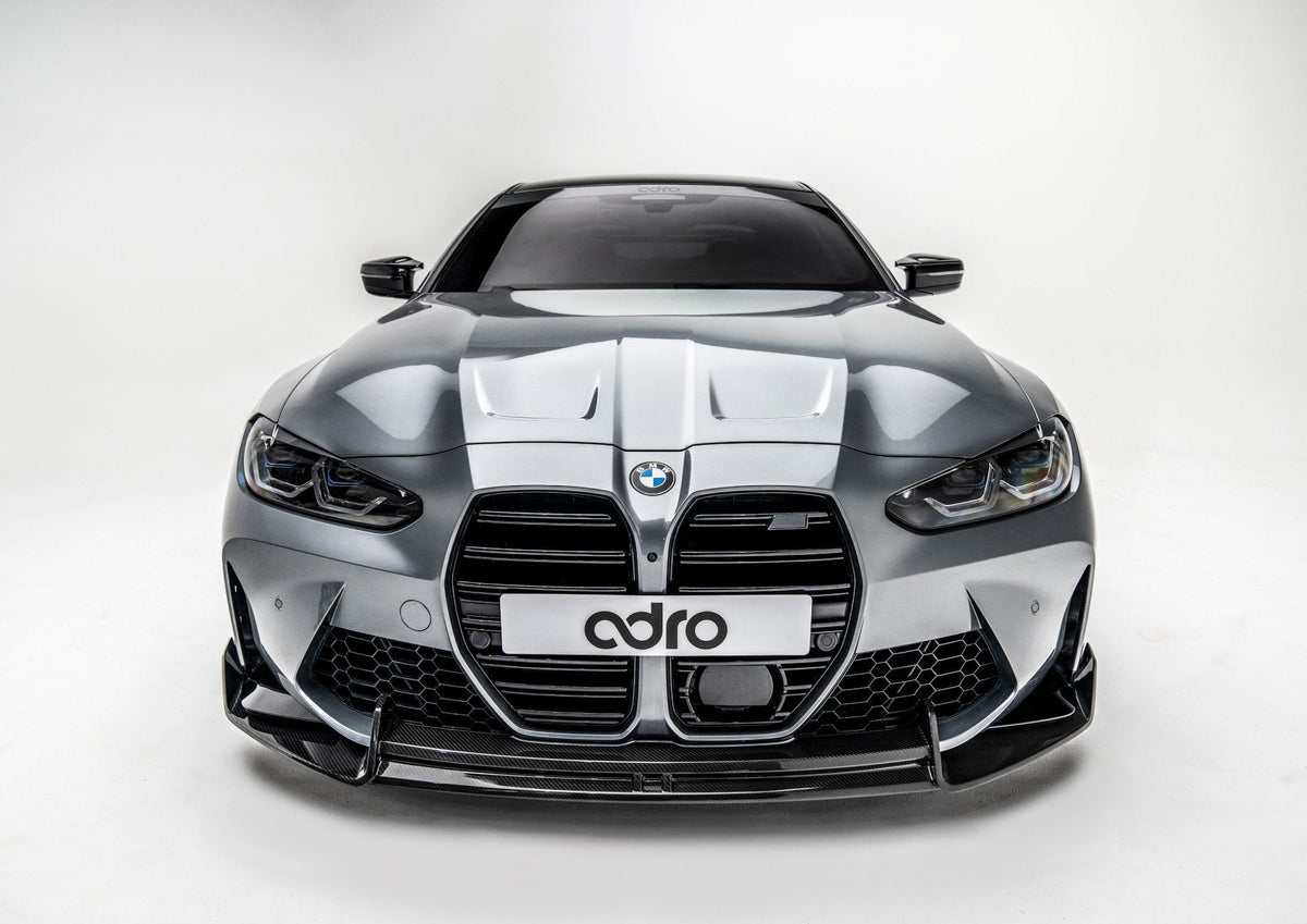 BMW M3 G80 G81 & M4 G82 G83 Dry Carbon Fibre Front Splitter by Adro (2021 on) | Forge Automotive