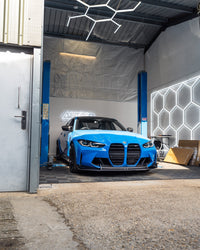BMW M3 G80 G81 & M4 G82 G83 Dry Carbon Fibre Front Splitter by Adro (2021 on) | Forge Automotive