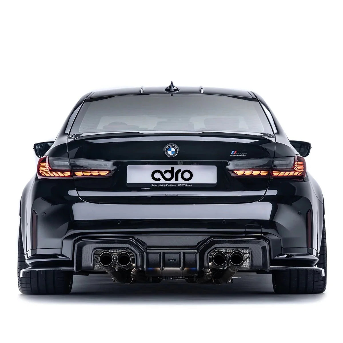 BMW M3 G80 G81 & M4 G82 G83 Dry Carbon Fibre Rear Diffuser by Adro (2021 on) | Forge Automotive