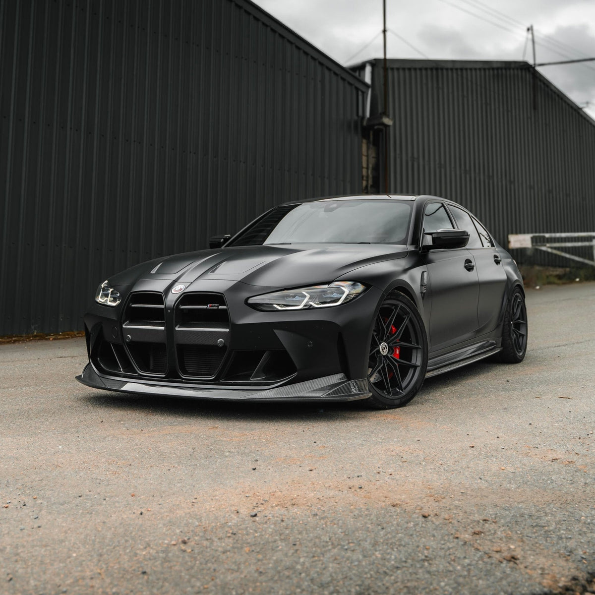 BMW M3 G80 G81 Pre-Preg Carbon Fibre PR-1 Side Skirts by TREVORA (2020+)