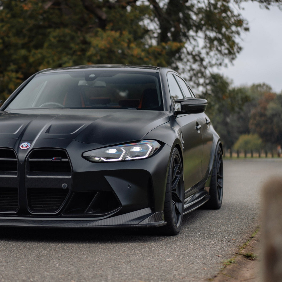 BMW M3 G80 G81 Pre-Preg Carbon Fibre PR-1 Side Skirts by TREVORA (2021 on) | Forge Automotive