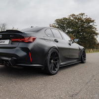 BMW M3 G80 G81 Pre-Preg Carbon Fibre PR-1 Side Skirts by TREVORA (2020+)