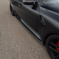 BMW M3 G80 G81 Pre-Preg Carbon Fibre PR-1 Side Skirts by TREVORA (2020+)