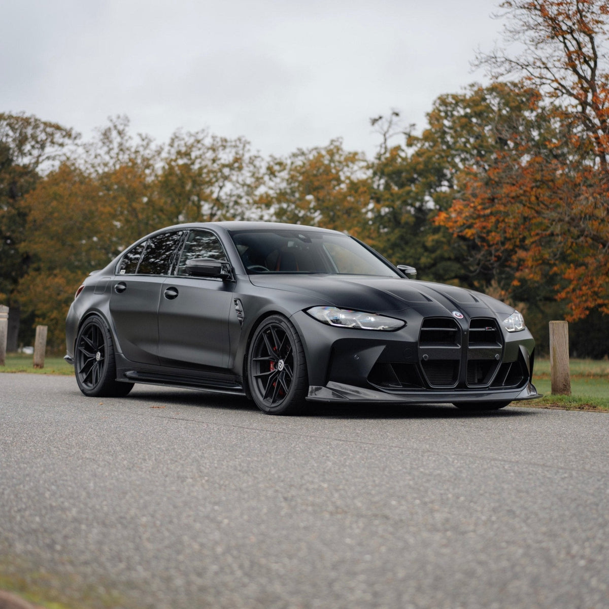 BMW M3 G80 G81 Pre-Preg Carbon Fibre PR-1 Side Skirts by TREVORA (2020+)