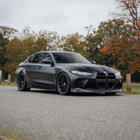 BMW M3 G80 G81 Pre-Preg Carbon Fibre PR-1 Side Skirts by TREVORA (2020+)