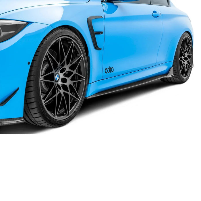 BMW M4 F82 F83 Pre-Preg Carbon Fibre Side Skirts by Adro (2014-2020) | Forge Automotive