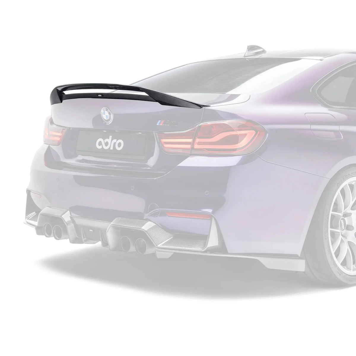 BMW M4 F82 F83 Pre-Preg Carbon Fibre Rear Spoiler V2 Final Edition by Adro (2014-2020) | Forge Automotive