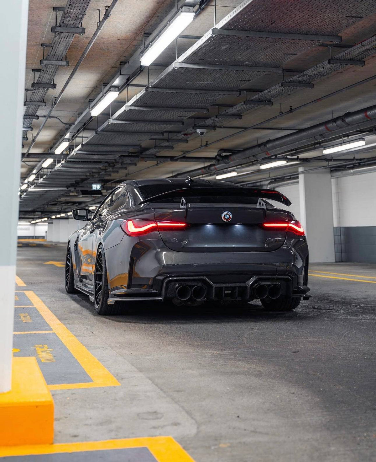 BMW M4 G82 Dry Carbon Fibre Swan Neck Rear Wing by Adro (2021 on) | Forge Automotive