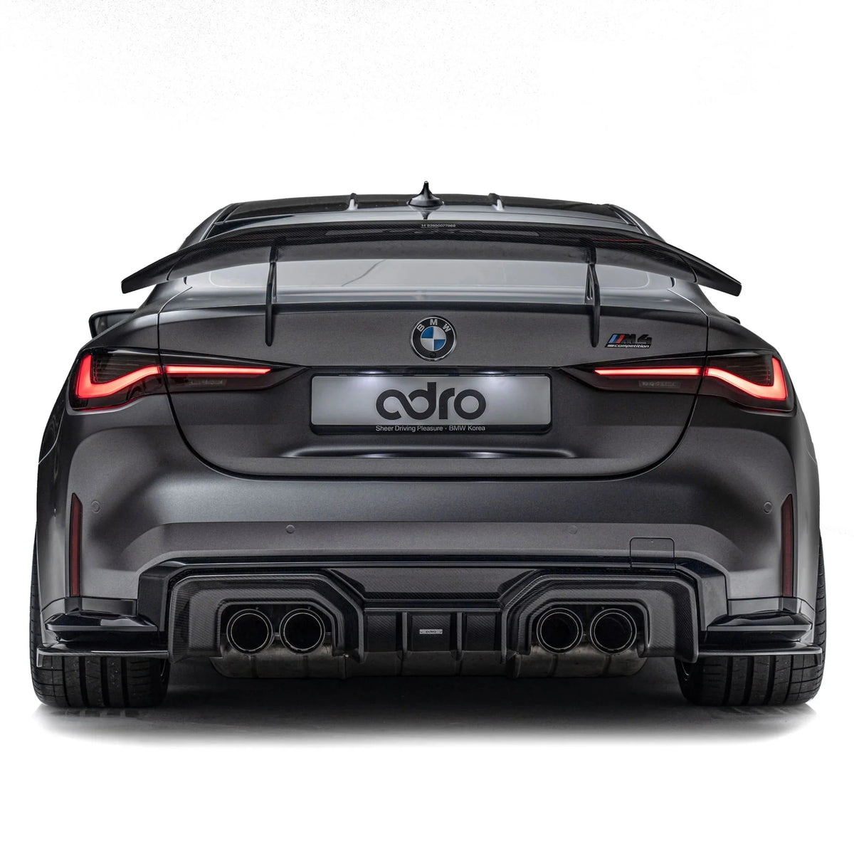 BMW M4 G82 Dry Carbon Fibre Swan Neck Rear Wing by Adro (2021 on) | Forge Automotive