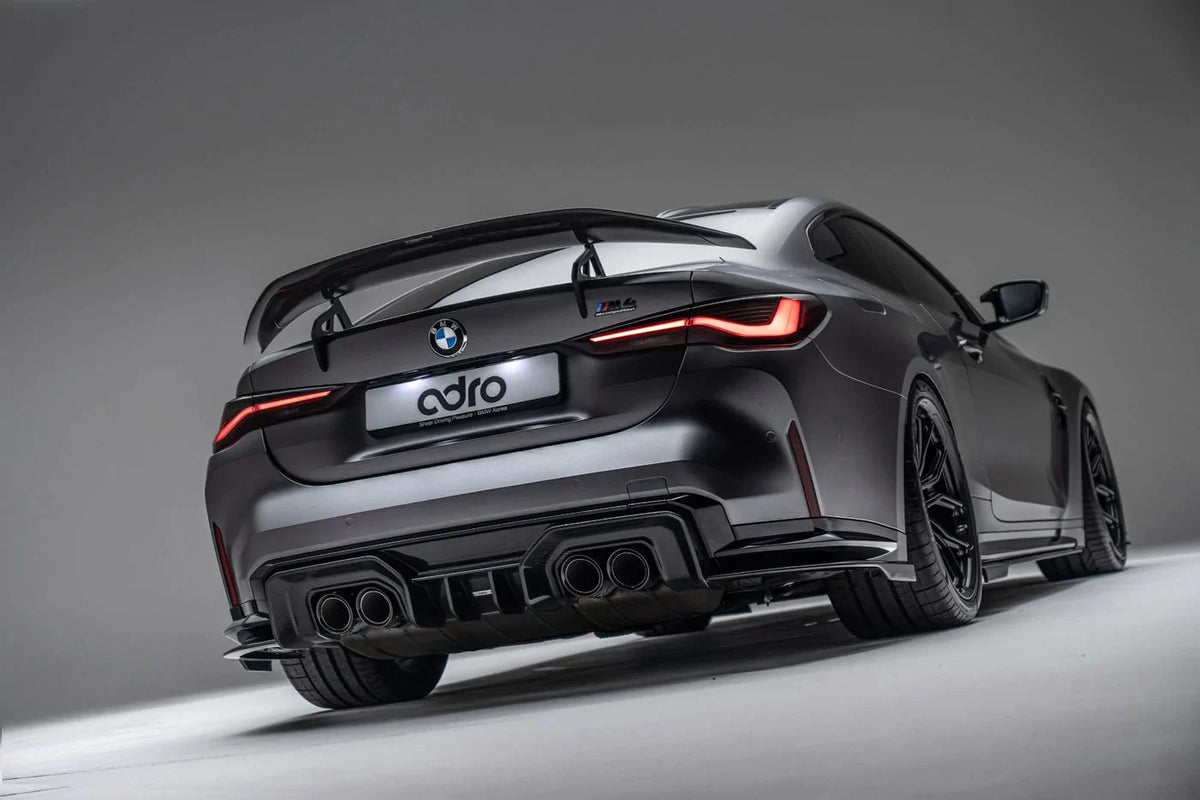 BMW M4 G82 Dry Carbon Fibre Swan Neck Rear Wing by Adro (2021 on) | Forge Automotive