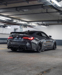 BMW M4 G82 Dry Carbon Fibre Swan Neck Rear Wing by Adro (2021 on) | Forge Automotive