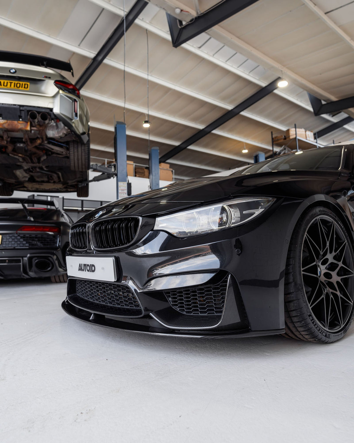 BMW 4 Series F32 F33, M3 F80 & M4 F82 F83 Carbon Fibre Double Slat Kidney Grilles by FORM (2014-2020) | Forge Automotive