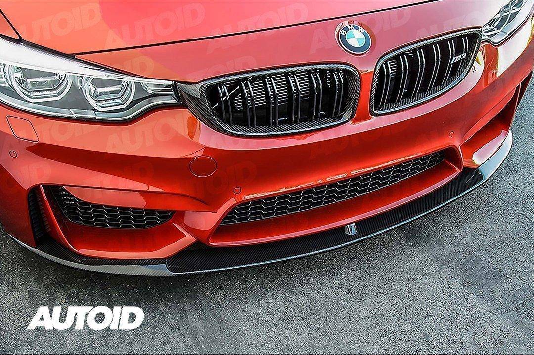 BMW 4 Series F32 F33, M3 F80 & M4 F82 F83 Carbon Fibre Double Slat Kidney Grilles by FORM (2014-2020) | Forge Automotive