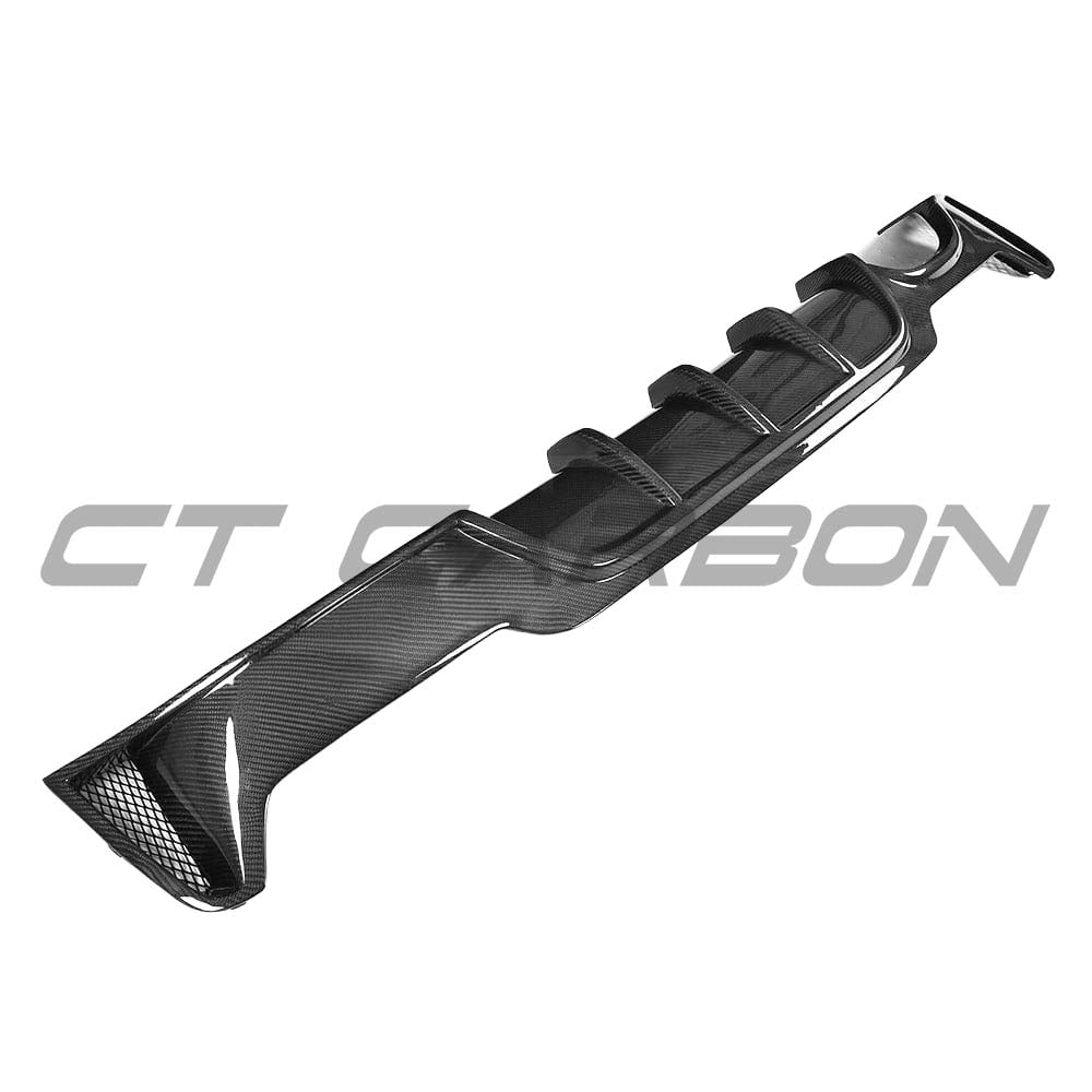 BMW F32, F33 & F36 4 Series Carbon Fibre Diffuser - Twin Exhaust - V1 - view 5