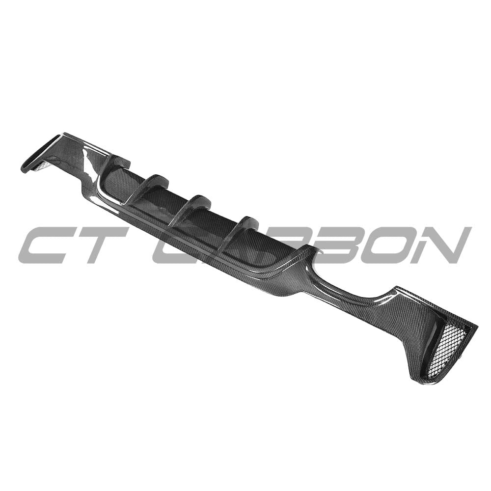 BMW F32, F33 & F36 4 Series Carbon Fibre Diffuser - Twin Exhaust - V1 - view 7