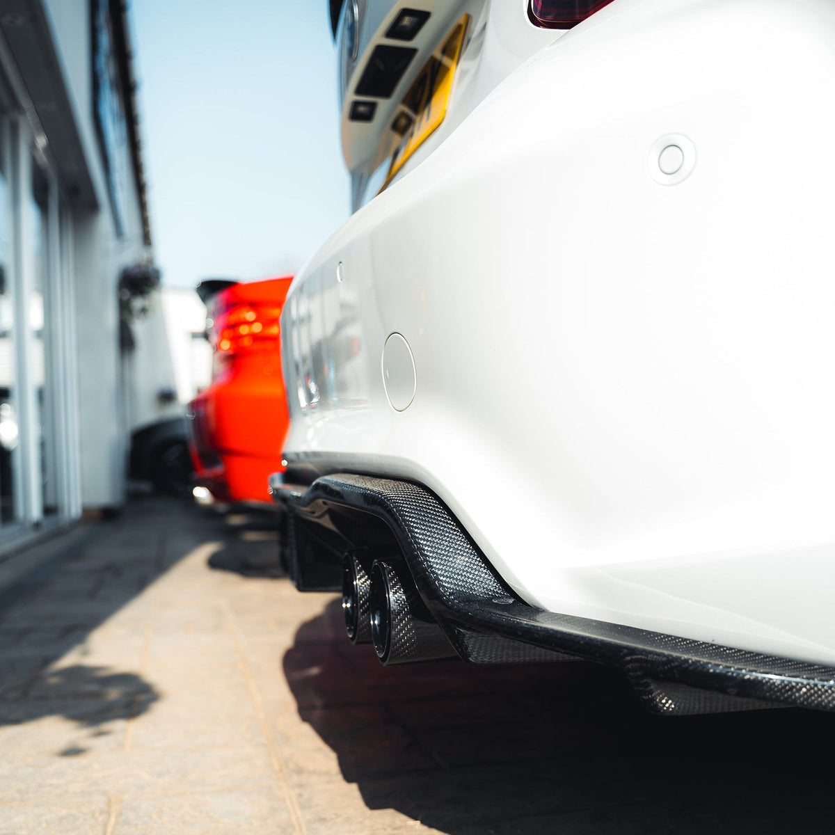 BMW M2 / M2C F87 Carbon Fibre Diffuser - V5 - view 4