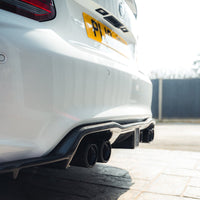 BMW M2 / M2C F87 Carbon Fibre Diffuser - V5 - view 2