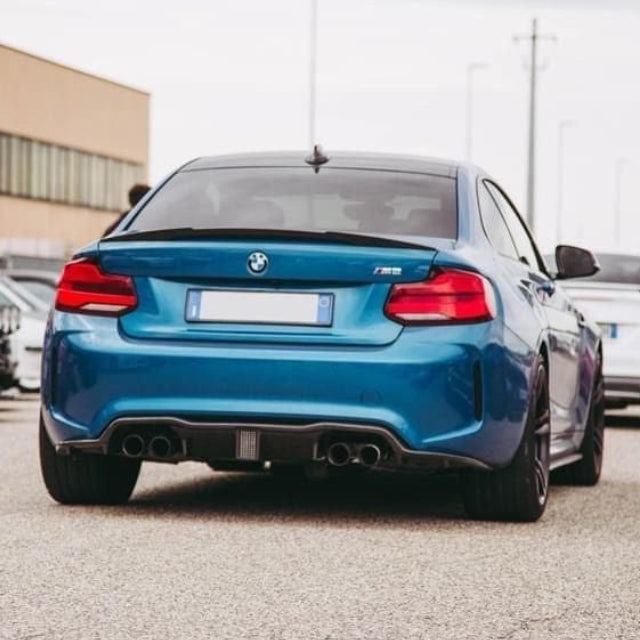 BMW M2 / M2C F87 Carbon Fibre Diffuser - V5 - view 3