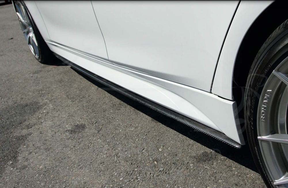 BMW F30/F31 3 Series Carbon Fibre Side Skirts - V1 - view 2