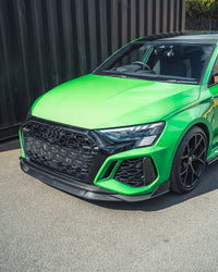 Audi RS3 8Y 2022-2024 Carbon Fibre Front Bumper Corners - CT Design - view 4
